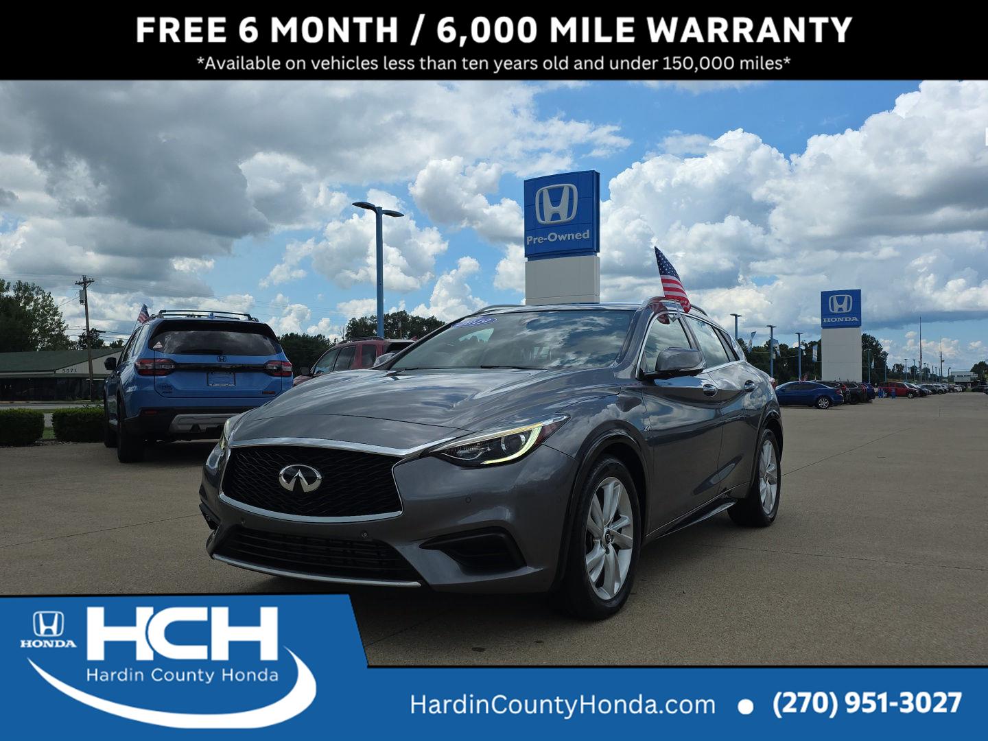 Gray (Graphite Shadow) 2019 INFINITI QX30 SUV / Crossover Front-Wheel Drive Automatic