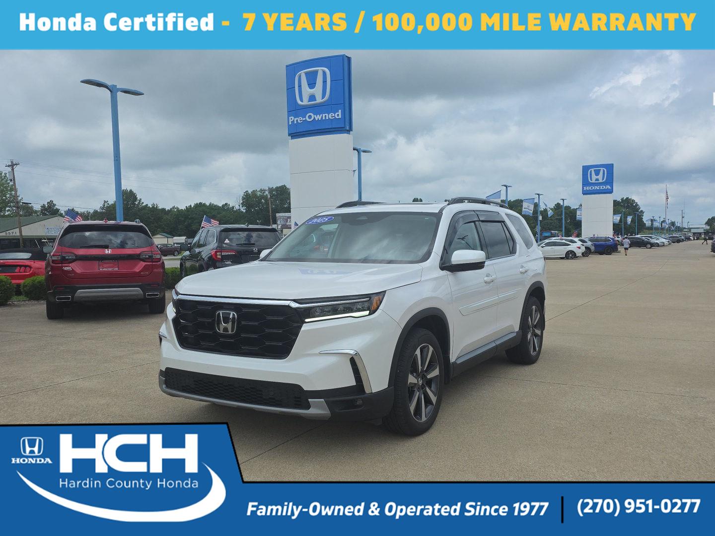 Platinum White Pearl 2025 Honda Pilot SUV / Crossover All-Wheel Drive Automatic