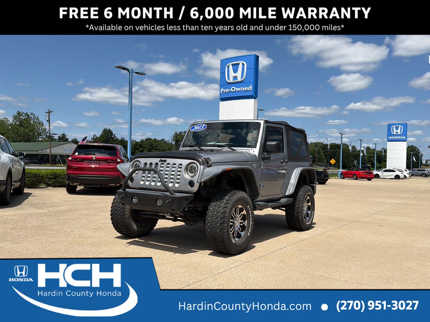 2013 Jeep Wrangler SUV / Crossover Four-Wheel Drive Manual