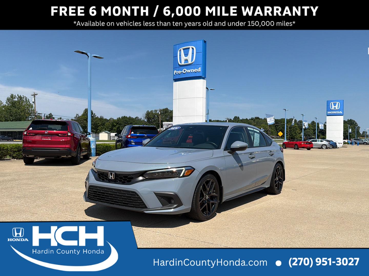 Sonic Gray Pearl 2024 Honda Civic Hatchback Hatchback Front-Wheel Drive Continuously Variable Transmission