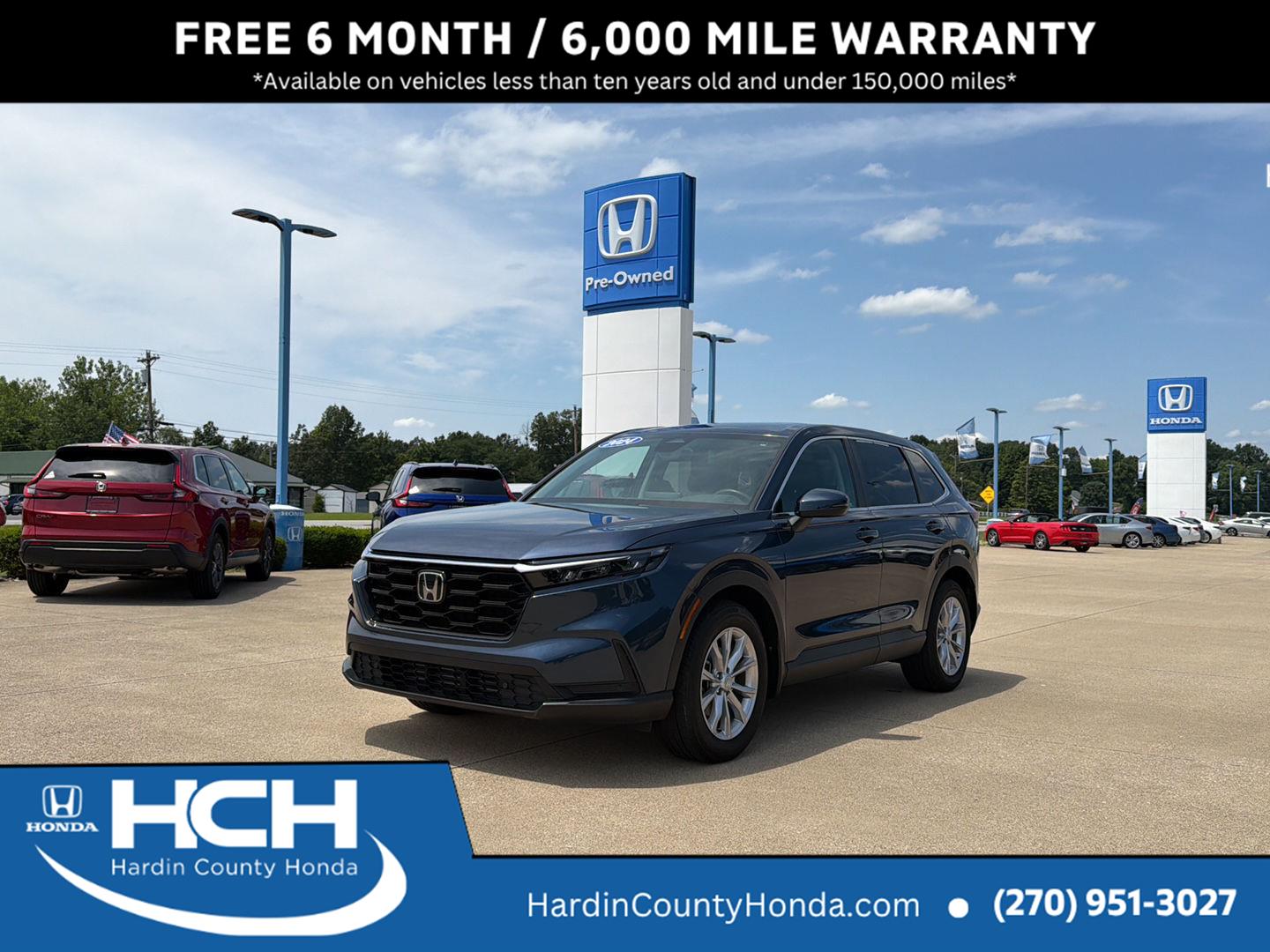 Canyon River Blue Metallic 2024 Honda CR-V SUV / Crossover All-Wheel Drive Continuously Variable Transmission
