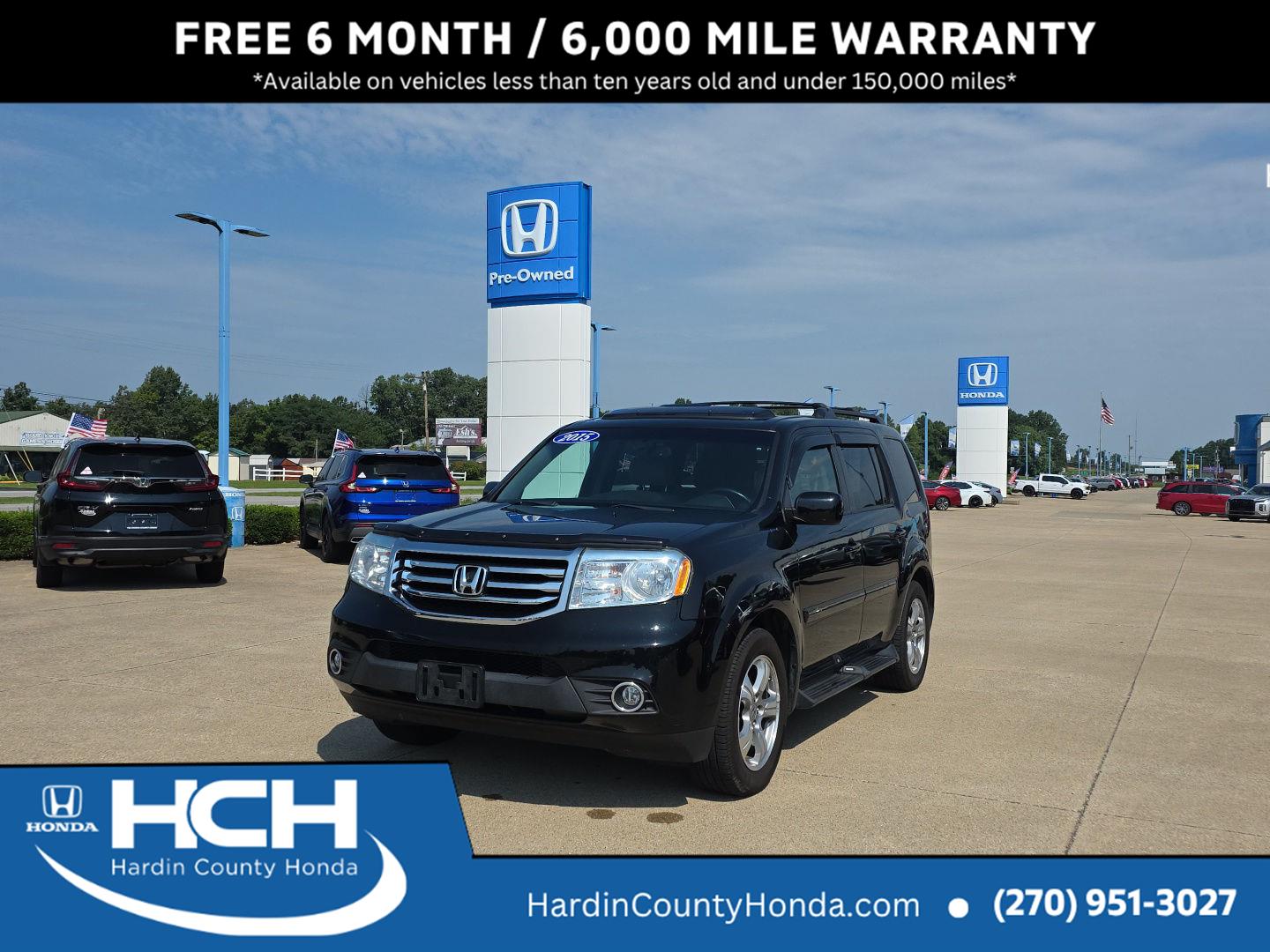  2015 Honda Pilot EX-L with DVD 4WD   