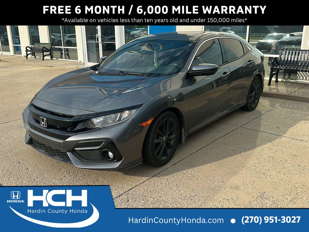 Lunar Silver Metallic 2020 Honda Civic Hatchback Hatchback Front-Wheel Drive Continuously Variable Transmission