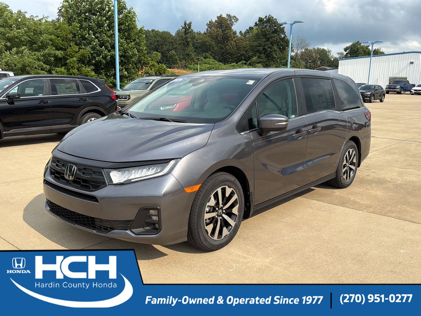 Gray (Modern Steel Metallic) 2026 Honda Odyssey Minivan Front-Wheel Drive Automatic