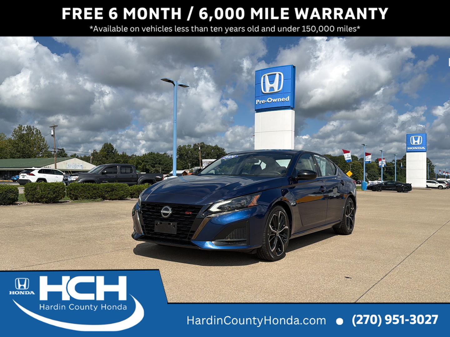 Deep Blue Pearl 2024 Nissan Altima Sedan Front-Wheel Drive Continuously Variable Transmission