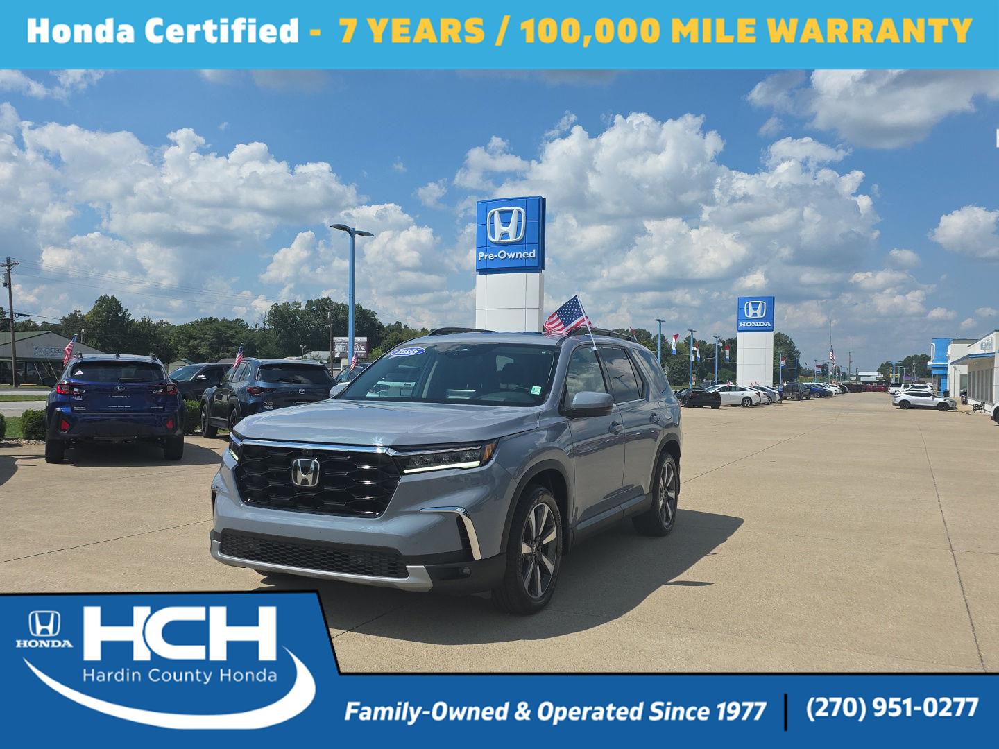Sonic Gray Pearl 2025 Honda Pilot SUV / Crossover All-Wheel Drive Automatic