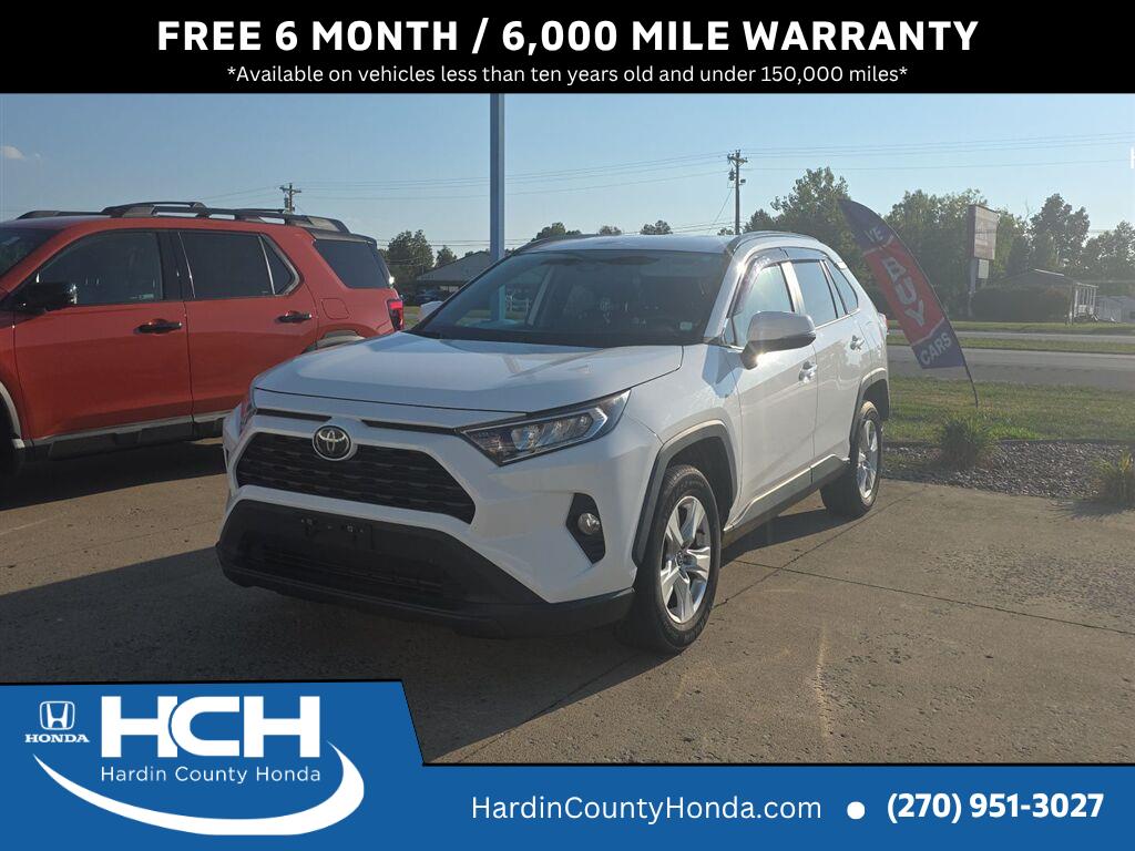 Super White 2021 Toyota RAV4 SUV / Crossover Front-Wheel Drive Automatic
