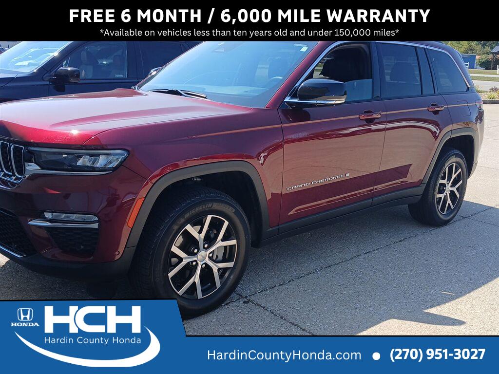 Velvet Red Pearlcoat 2024 Jeep Grand Cherokee SUV / Crossover Four-Wheel Drive 8-Speed Automatic