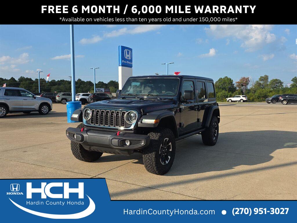 Fathom Blue Pearlcoat 2025 Jeep Wrangler SUV / Crossover Four-Wheel Drive 8-Speed Automatic
