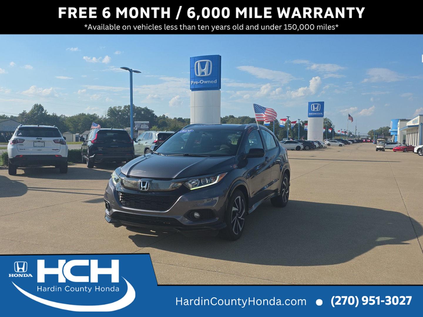 Gray (Modern Steel Metallic) 2019 Honda HR-V SUV / Crossover All-Wheel Drive Continuously Variable Transmission
