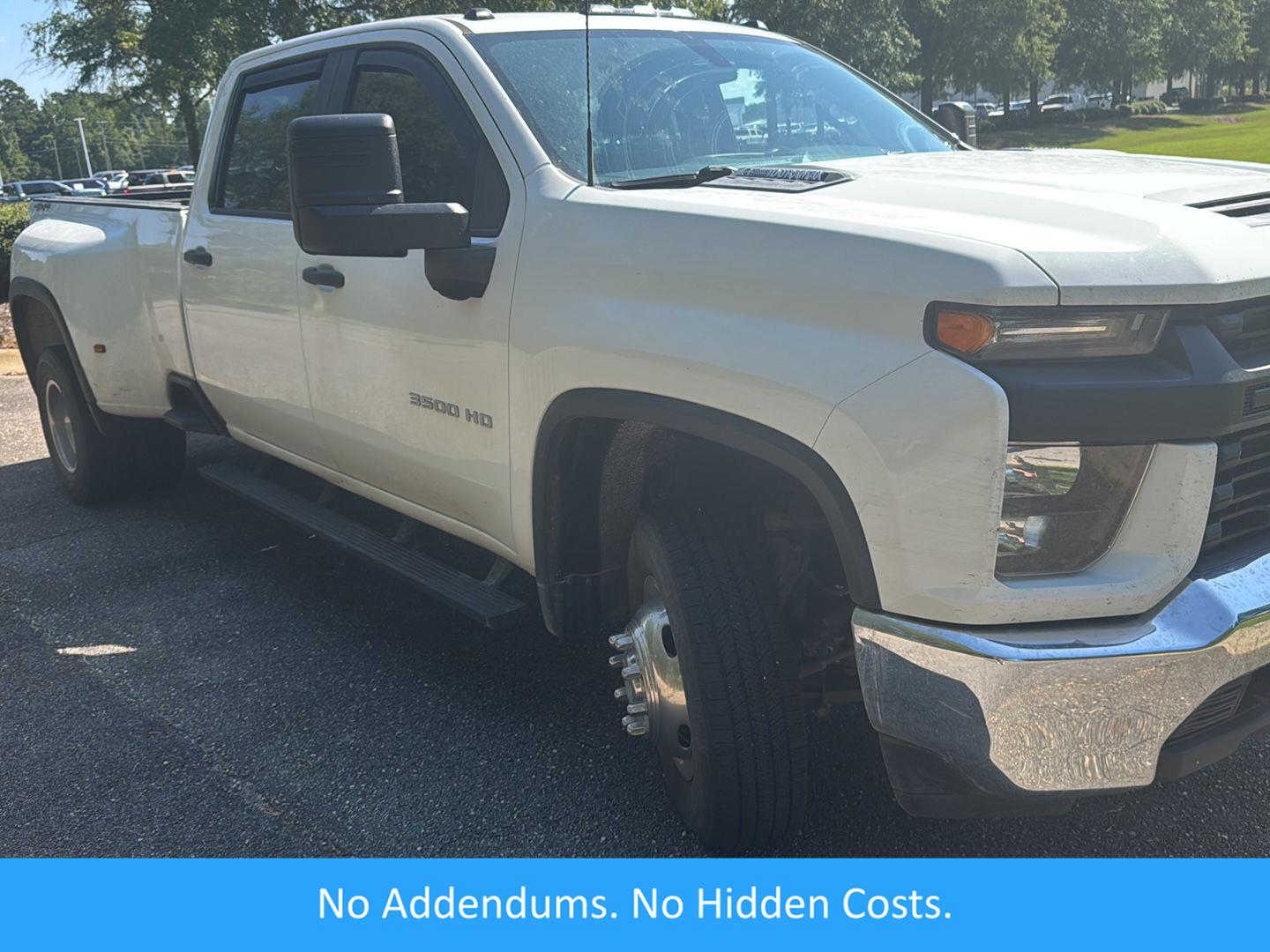 Summit White 2021 Chevrolet Silverado 3500HD Pickup Truck Four-Wheel Drive Automatic