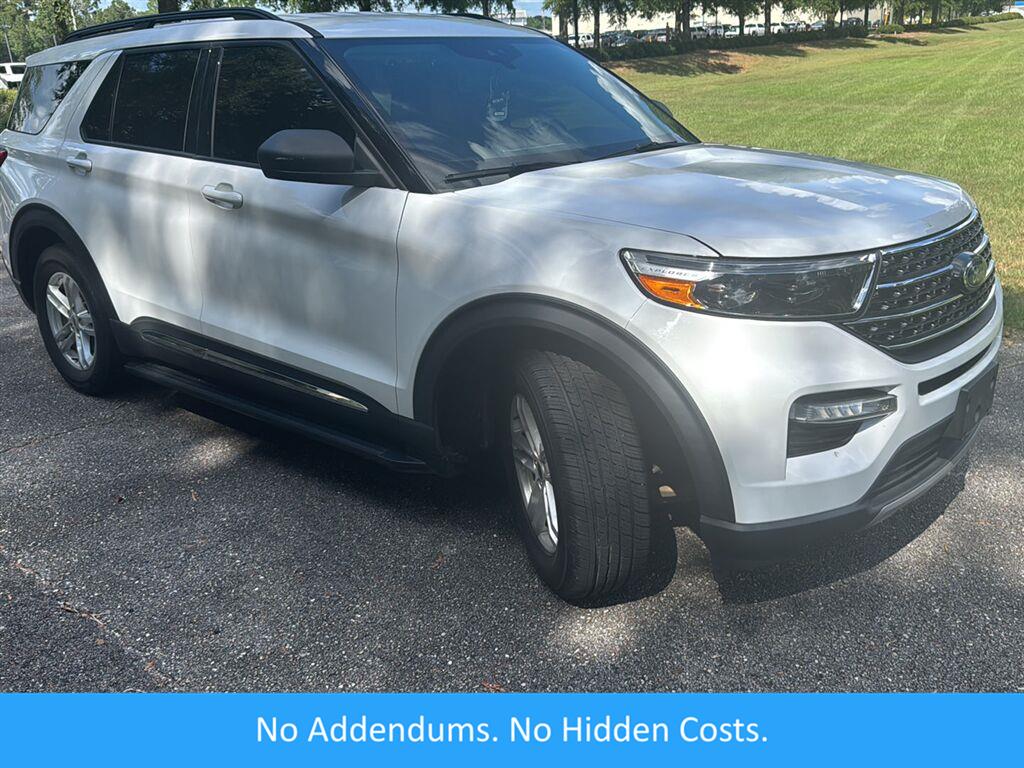 Oxford White 2021 Ford Explorer SUV / Crossover Rear-Wheel Drive Automatic