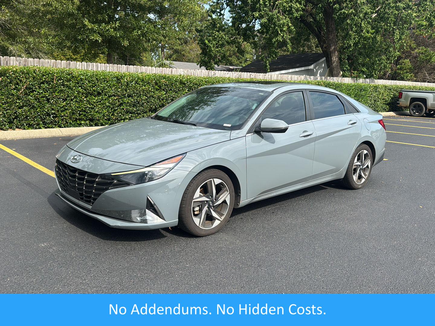 Electric Shadow 2022 Hyundai Elantra Sedan Front-Wheel Drive Continuously Variable Transmission