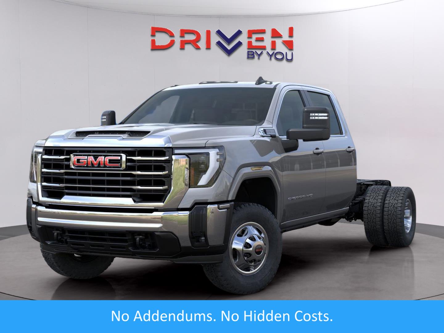 Sterling Metallic 2026 GMC Sierra 3500HD Chassis SLE Crew Cab 4WD Pickup Truck Four-Wheel Drive Automatic