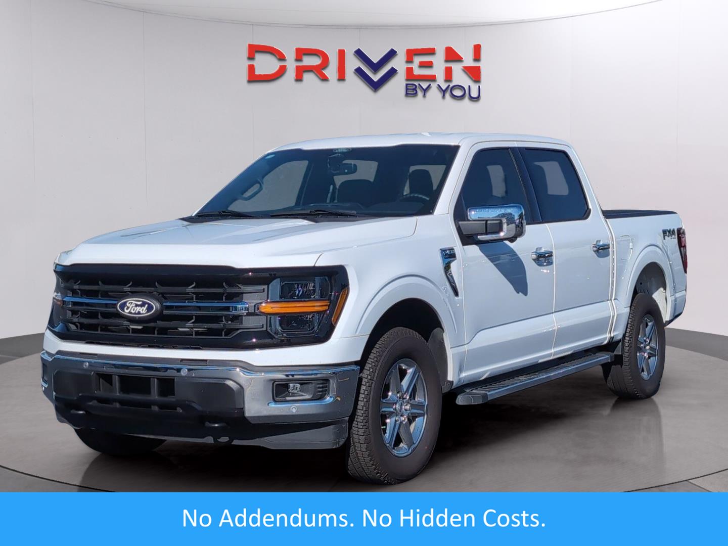 Oxford White 2025 Ford F-150 XLT SuperCrew 4WD Pickup Truck Four-Wheel Drive Automatic