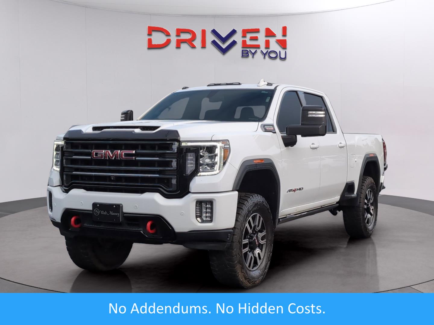 Summit White 2022 GMC Sierra 2500HD AT4 Crew Cab 4WD Pickup Truck Four-Wheel Drive Automatic
