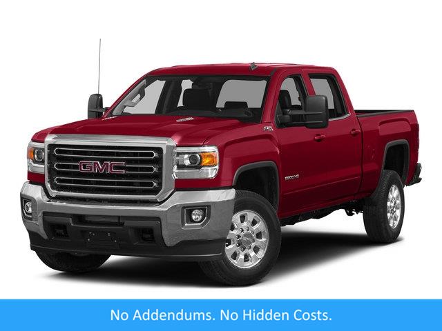 Summit White 2015 GMC Sierra 2500HD SLT Crew Cab SB 4WD Pickup Truck Four-Wheel Drive 6-Speed Automatic