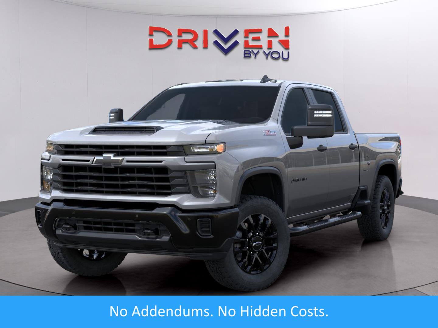 Sterling Gray Metallic 2026 Chevrolet Silverado 2500HD Custom Crew Cab 4WD Pickup Truck Four-Wheel Drive Automatic
