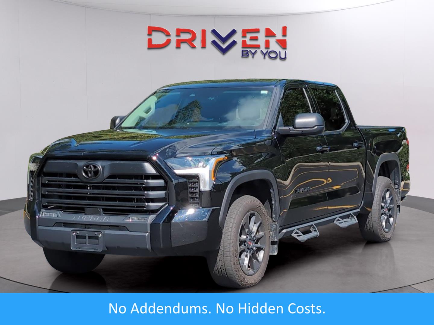 Midnight Black Metallic 2024 Toyota Tundra SR5 CrewMax Cab 4WD Pickup Truck Four-Wheel Drive Automatic