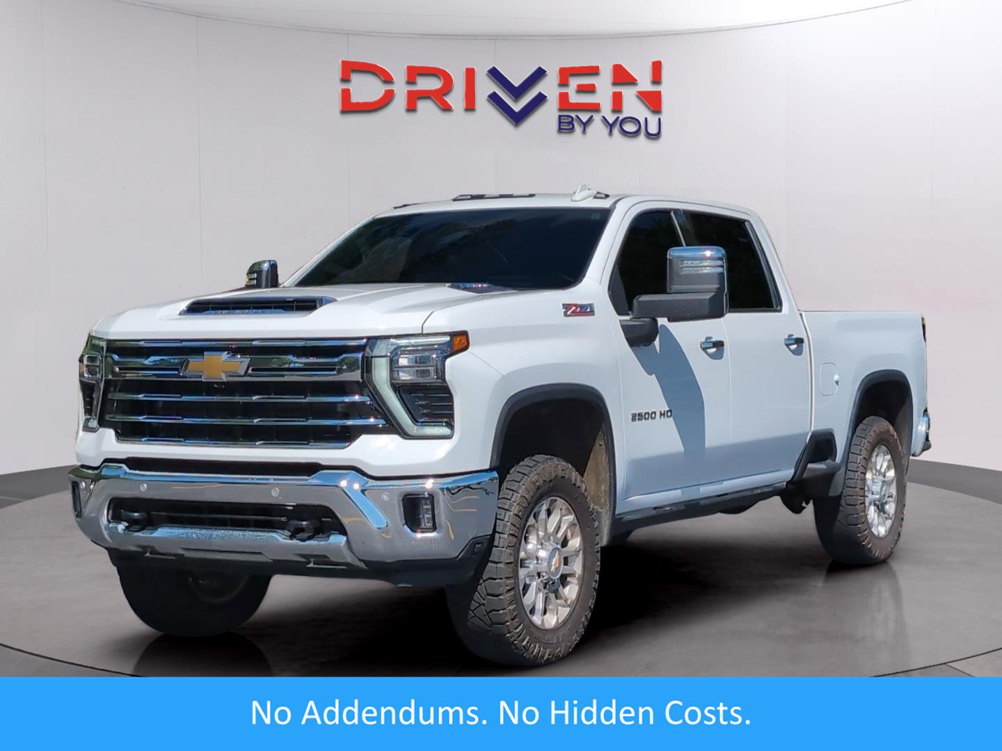 Summit White 2024 Chevrolet Silverado 2500HD LTZ Crew Cab 4WD Pickup Truck Four-Wheel Drive Automatic