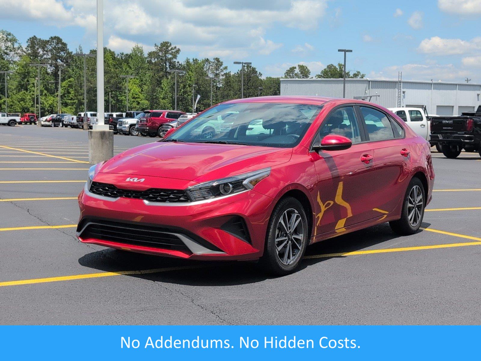 Currant Red 2024 Kia Forte LXS FWD Sedan Front-Wheel Drive Continuously Variable Transmission