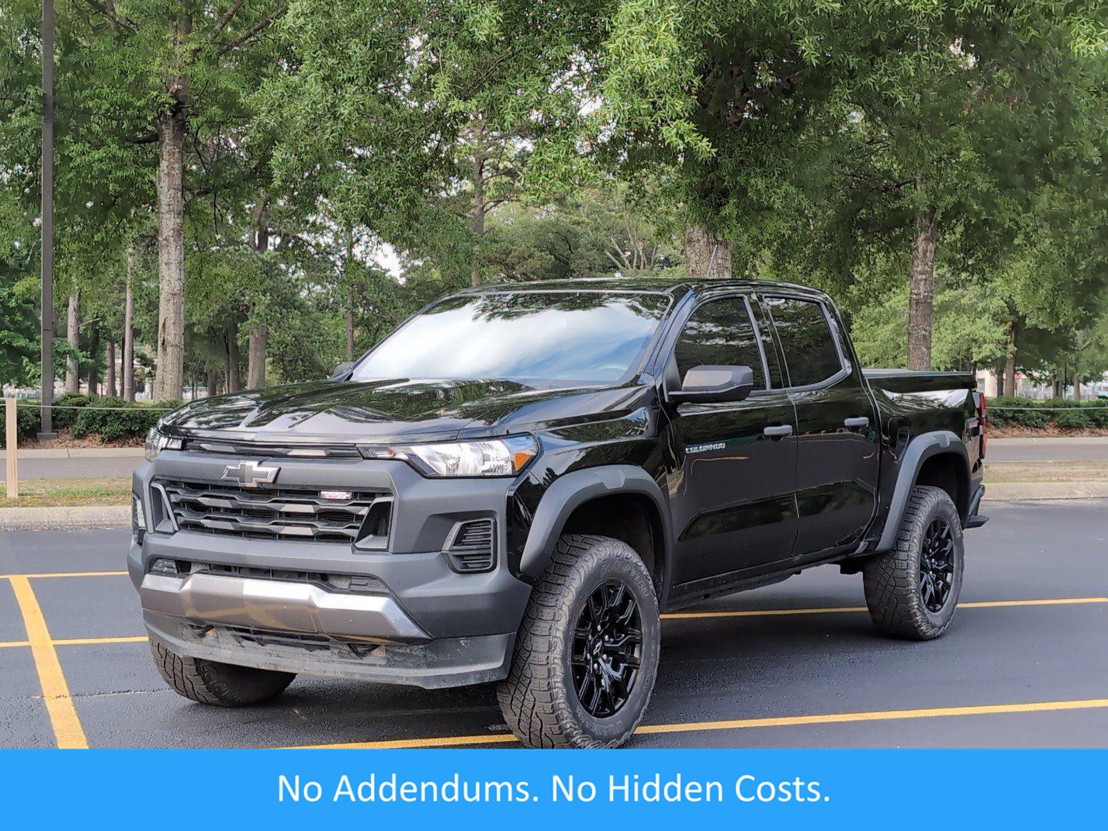 Black 2023 Chevrolet Colorado Pickup Truck Four-Wheel Drive 8-Speed Automatic