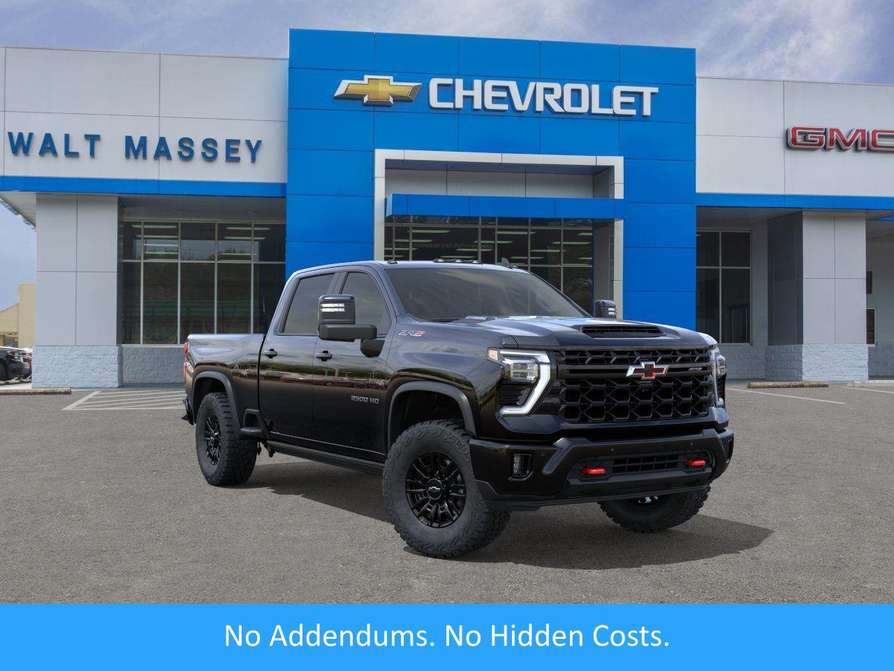 Black 2026 Chevrolet Silverado 2500HD Pickup Truck Four-Wheel Drive Automatic