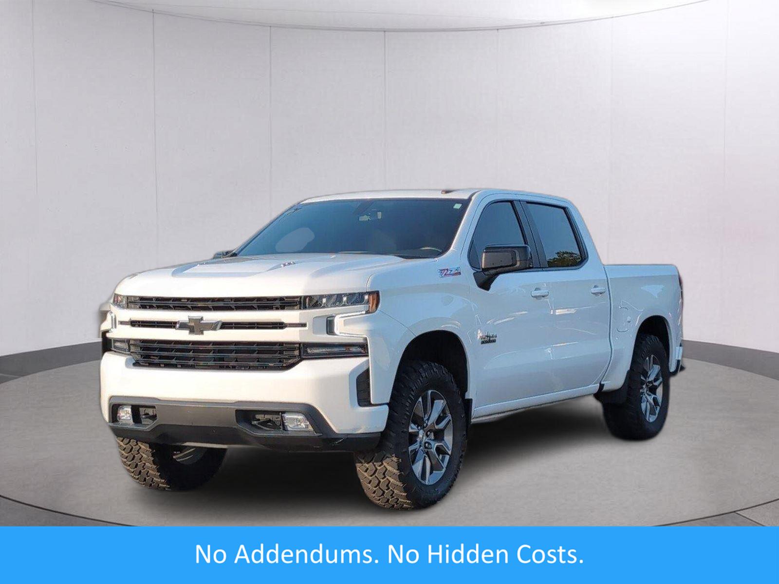 Summit White 2021 Chevrolet Silverado 1500 Pickup Truck Four-Wheel Drive Automatic