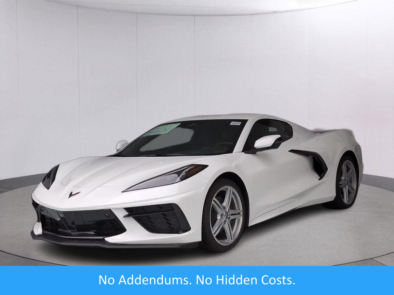 Arctic White 2026 Chevrolet Corvette Coupe Rear-Wheel Drive 8-Speed Dual Clutch