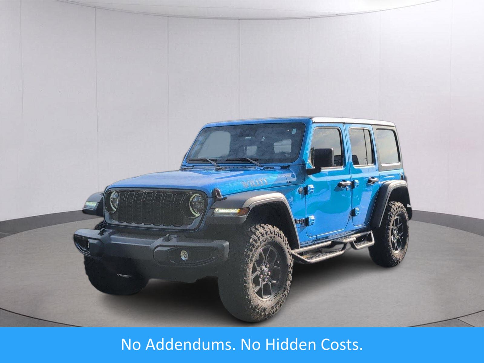 Hydro Blue Pearlcoat 2025 Jeep Wrangler SUV / Crossover Four-Wheel Drive 8-Speed Automatic