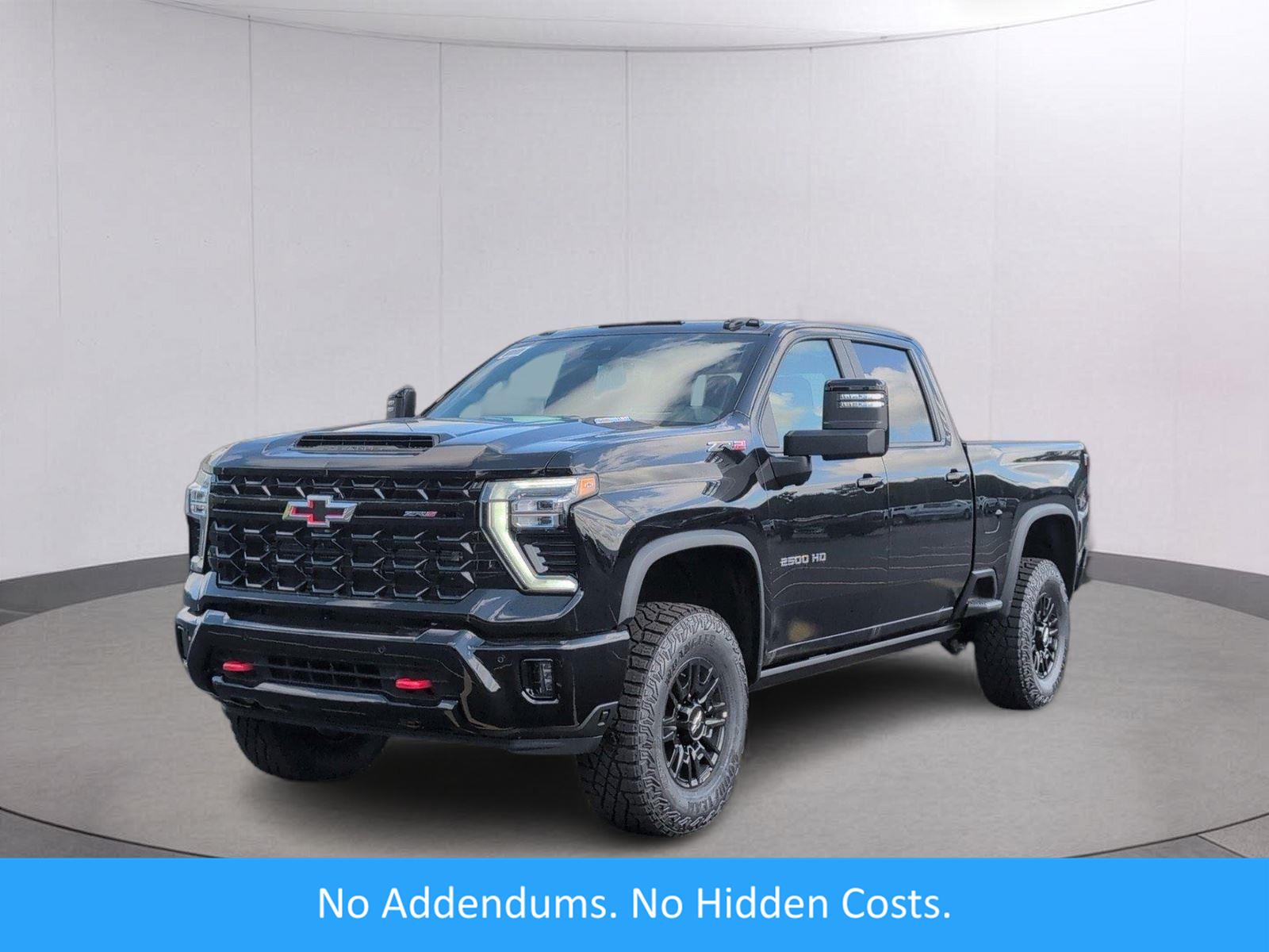 Black 2026 Chevrolet Silverado 2500HD Pickup Truck Four-Wheel Drive Automatic