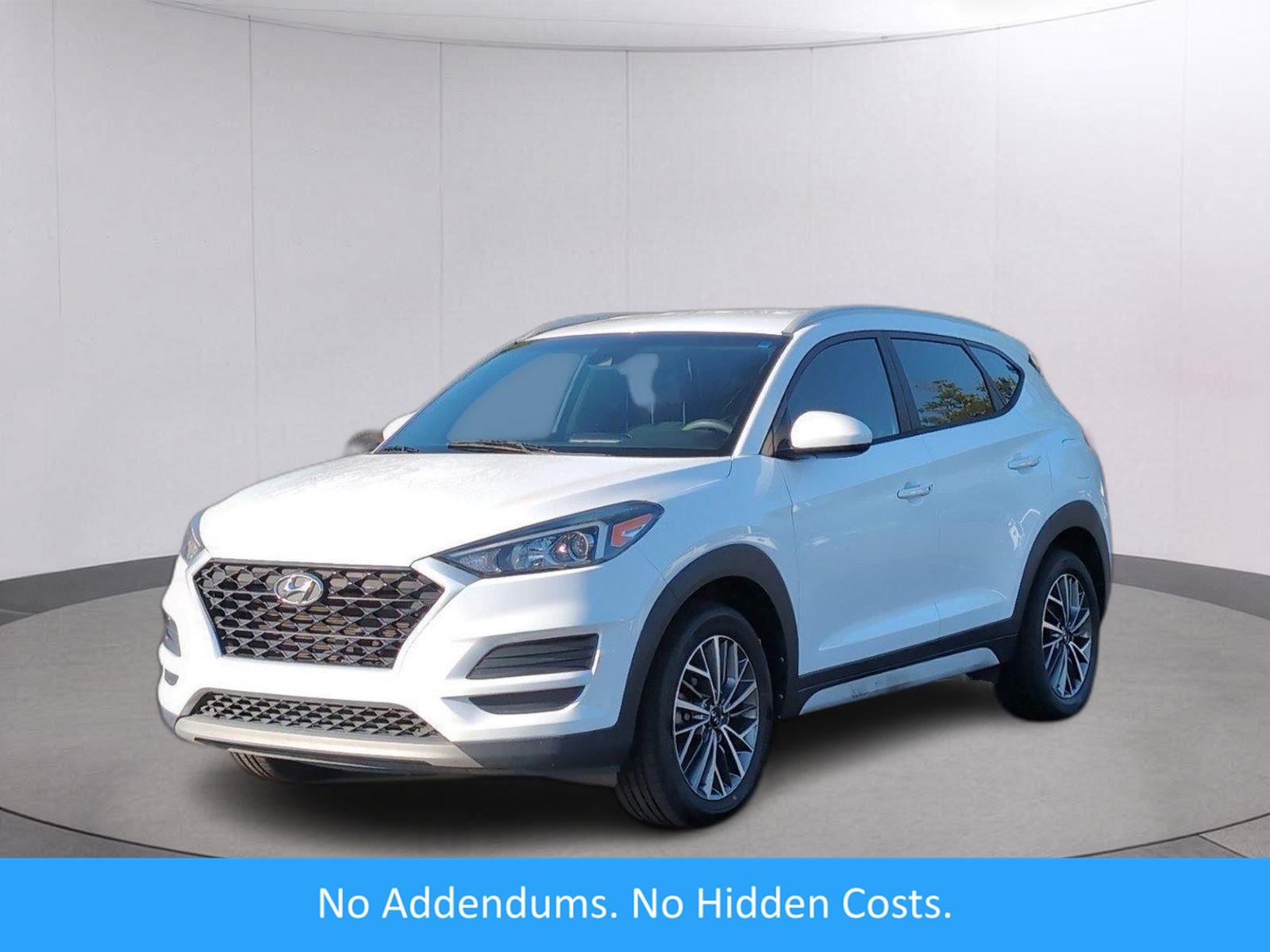 White Cream 2021 Hyundai Tucson SUV / Crossover Front-Wheel Drive Automatic