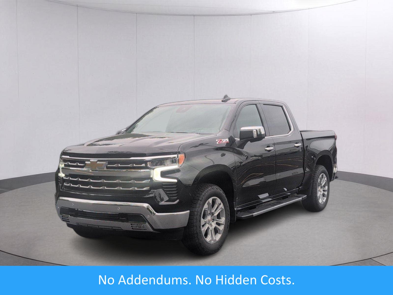 Black 2026 Chevrolet Silverado 1500 Pickup Truck Four-Wheel Drive Automatic