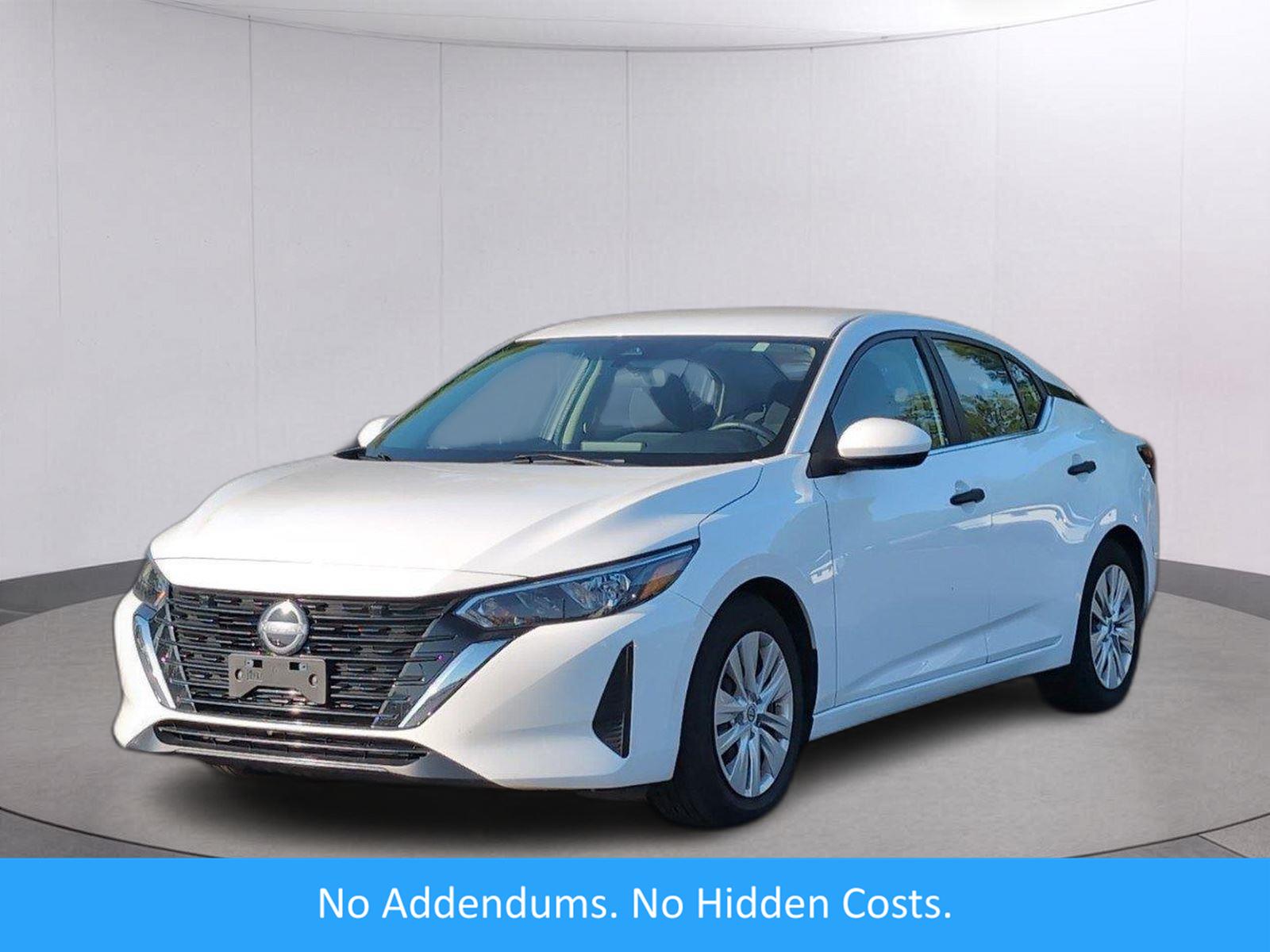 White (Fresh Powder) 2024 Nissan Sentra Sedan Front-Wheel Drive Continuously Variable Transmission