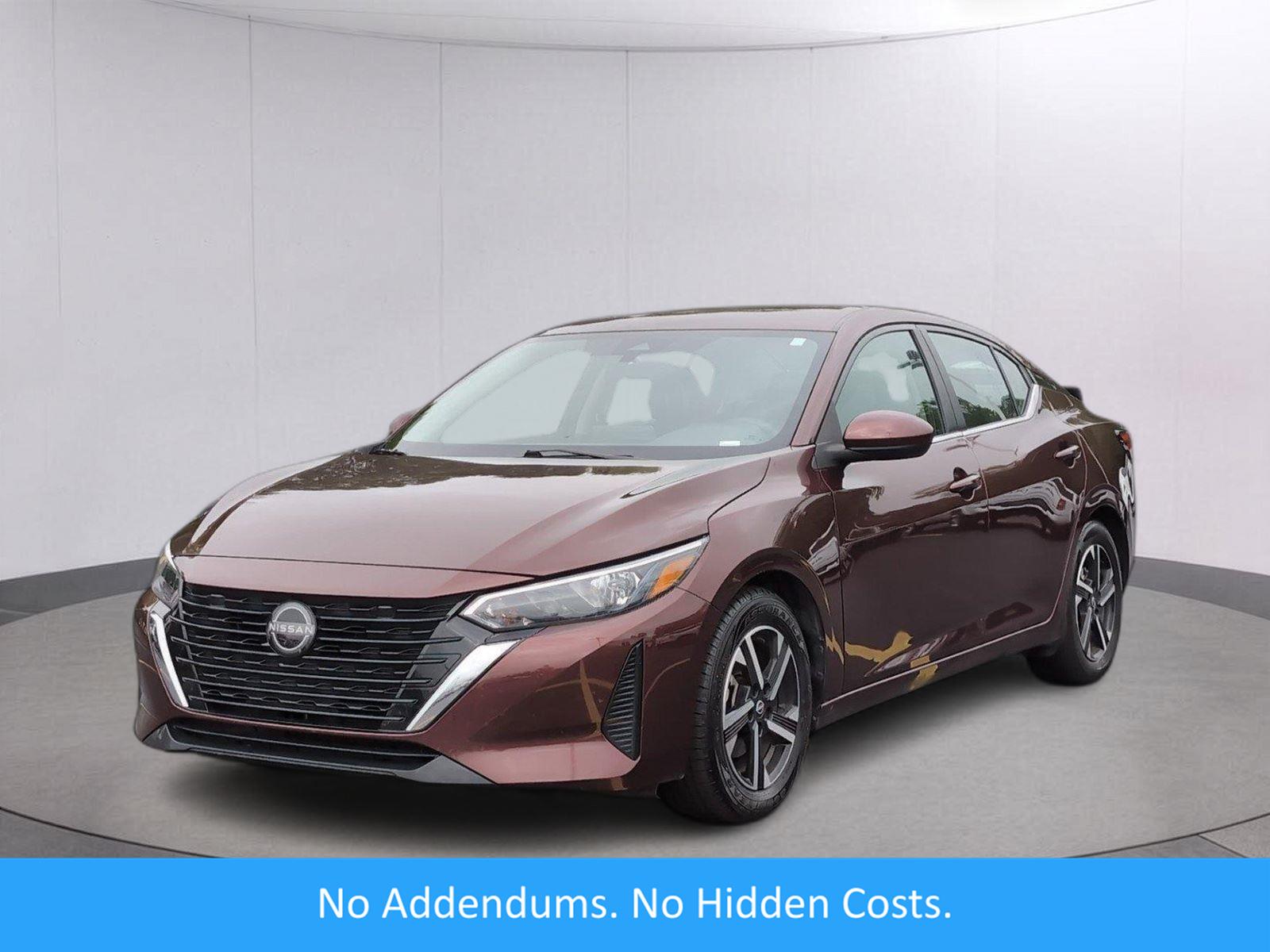 Rosewood Metallic 2024 Nissan Sentra Sedan Front-Wheel Drive Continuously Variable Transmission