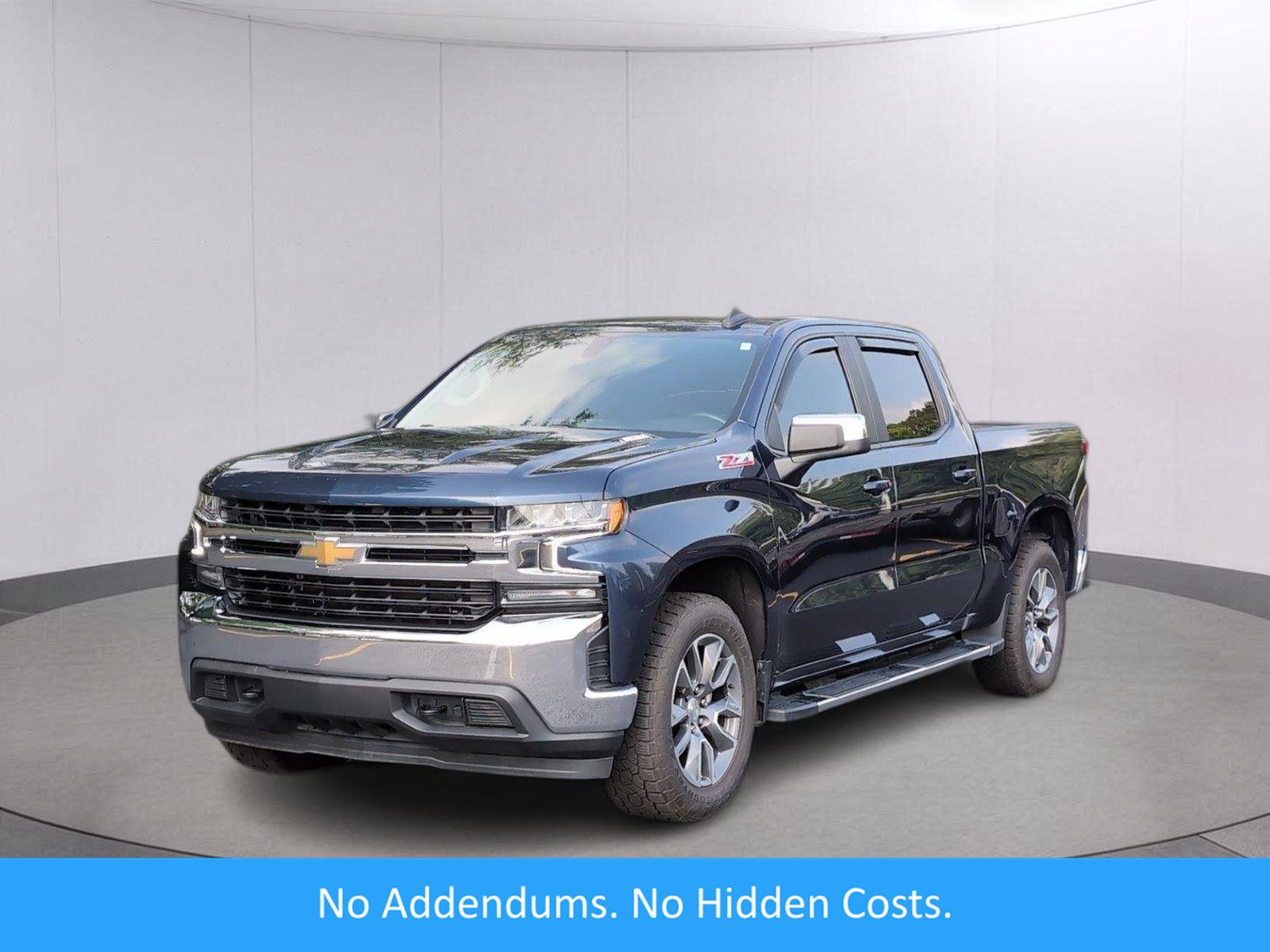 Northsky Blue Metallic 2022 Chevrolet Silverado 1500 Pickup Truck Four-Wheel Drive Automatic