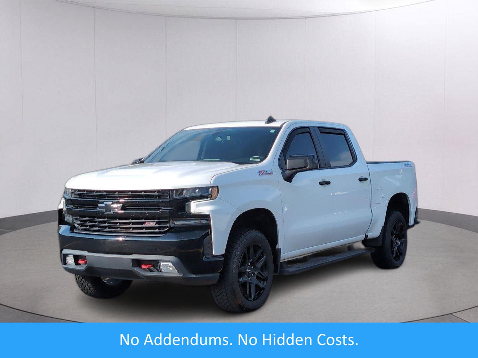 Summit White 2021 Chevrolet Silverado 1500 Pickup Truck Four-Wheel Drive Automatic