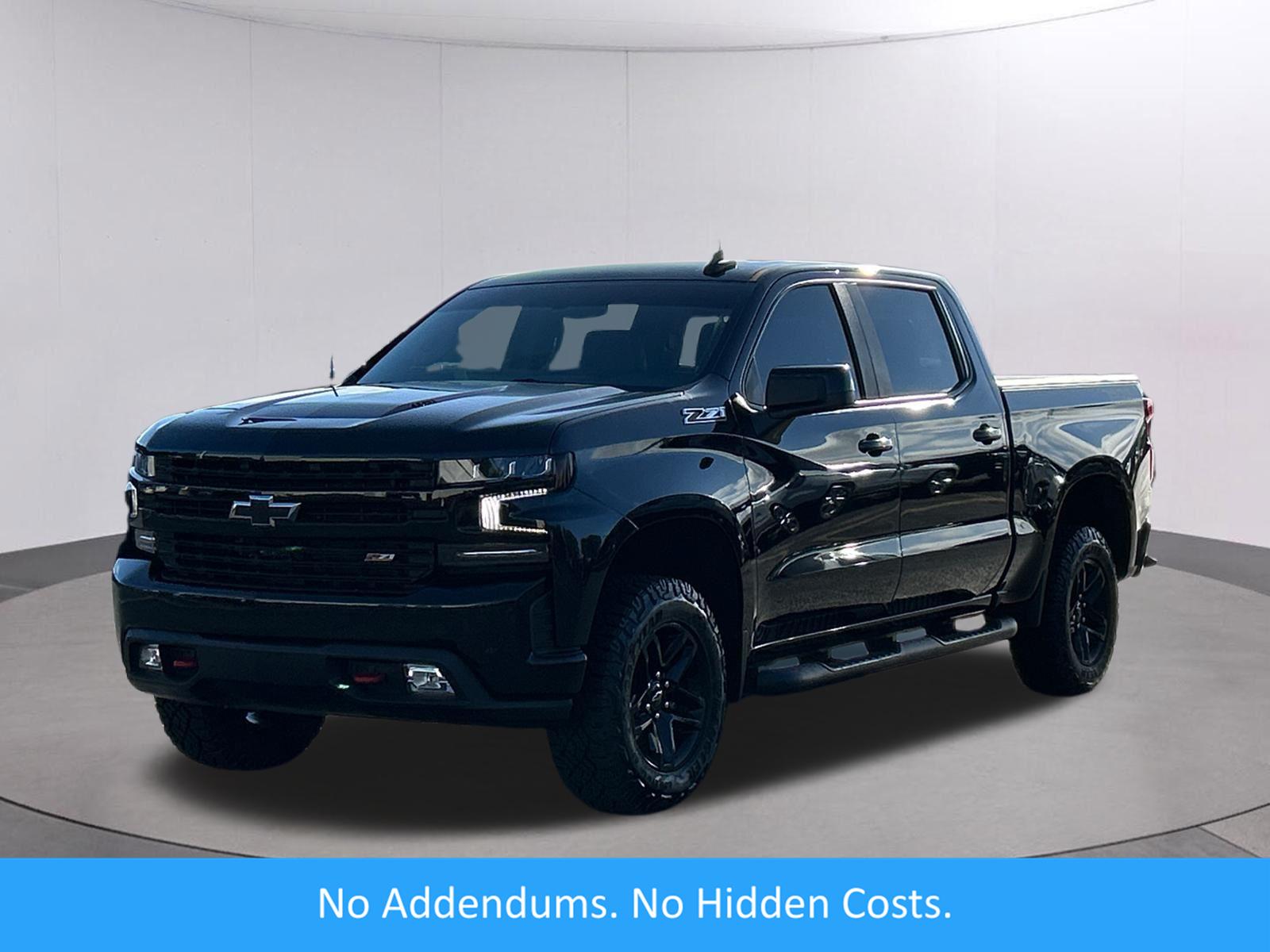 Black 2021 Chevrolet Silverado 1500 Pickup Truck Four-Wheel Drive Automatic