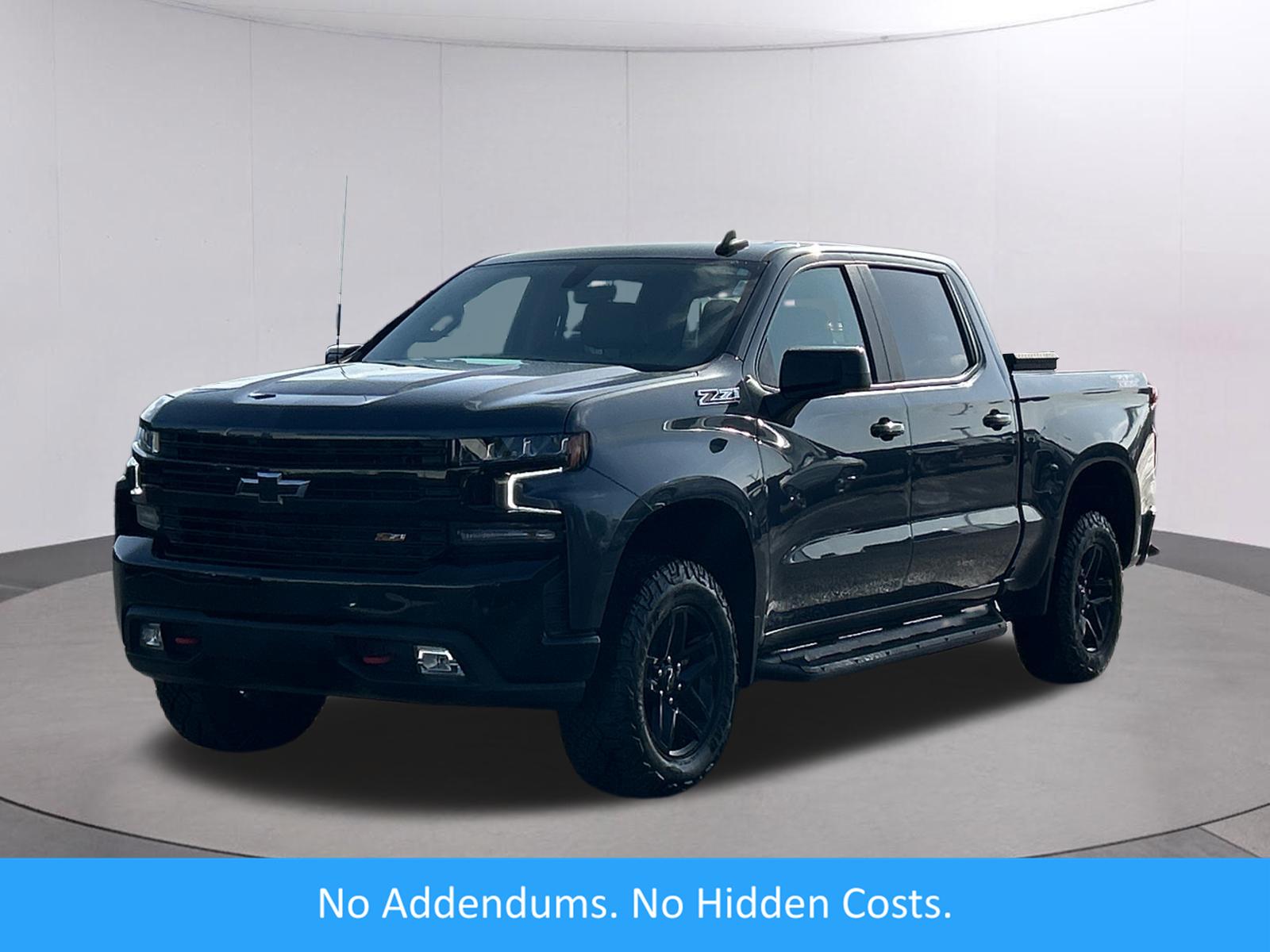 Shadow Gray Metallic 2021 Chevrolet Silverado 1500 Pickup Truck Four-Wheel Drive Automatic