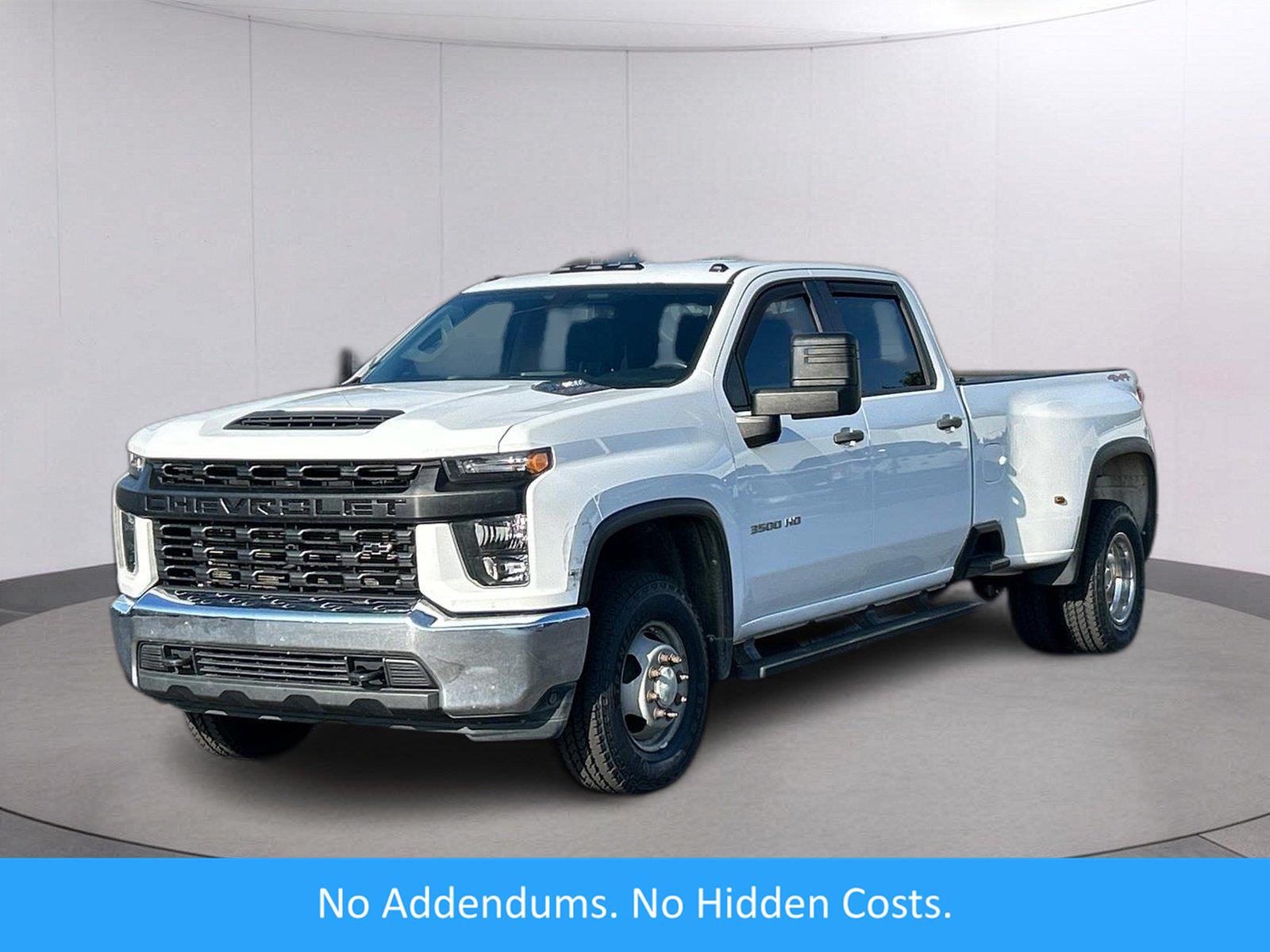 Summit White 2021 Chevrolet Silverado 3500HD Pickup Truck Four-Wheel Drive Automatic