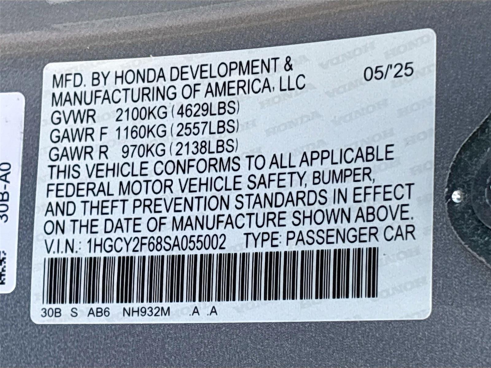 2025 Honda Accord Hybrid EX-L