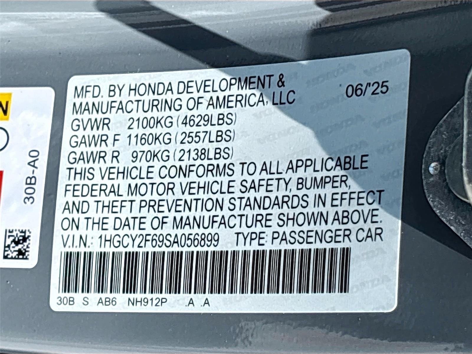 2025 Honda Accord Hybrid EX-L