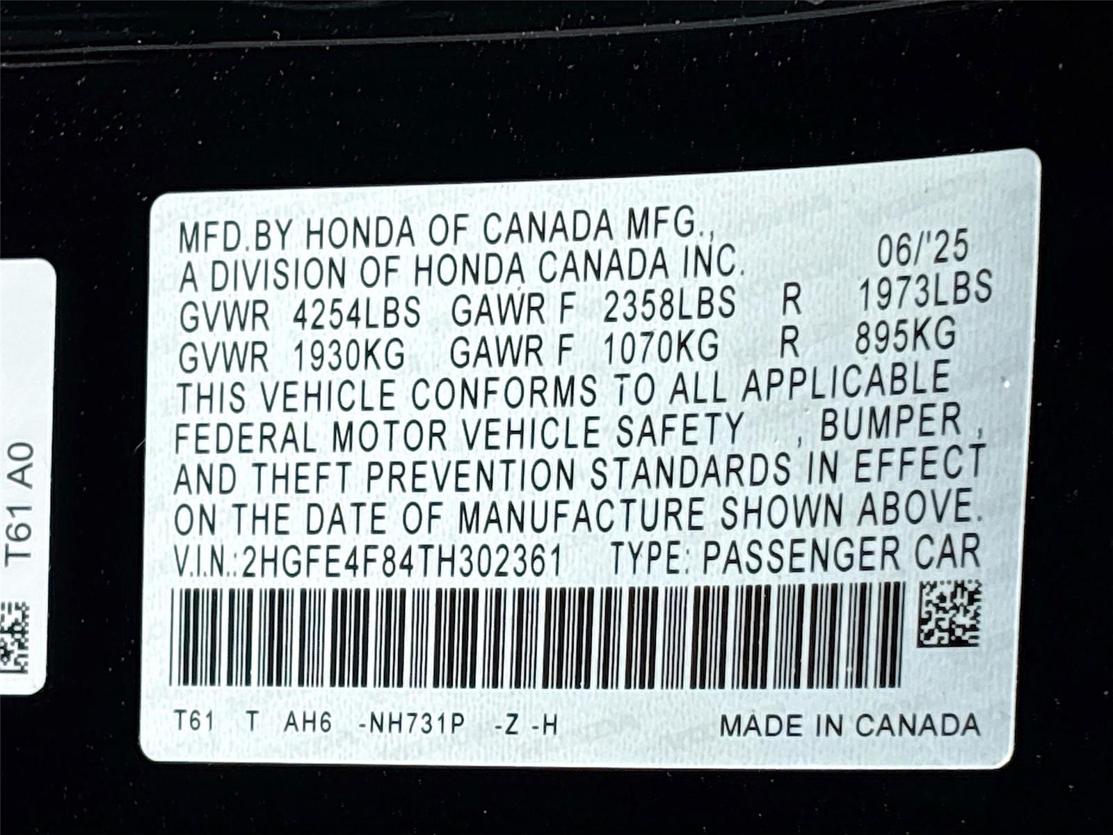2026 Honda Civic Sedan Hybrid Sport