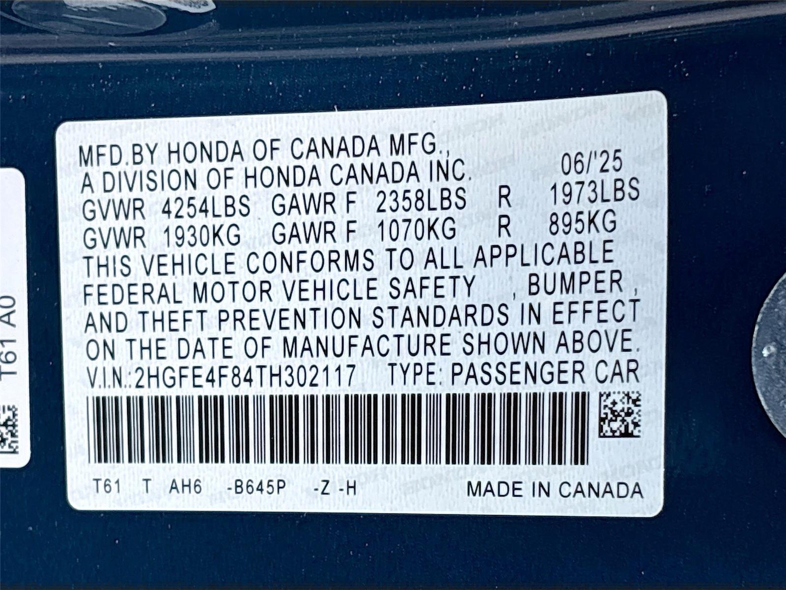 2026 Honda Civic Sedan Hybrid Sport