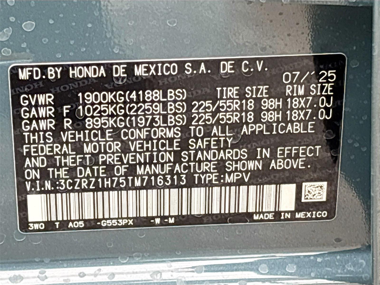 2026 Honda HR-V EX-L