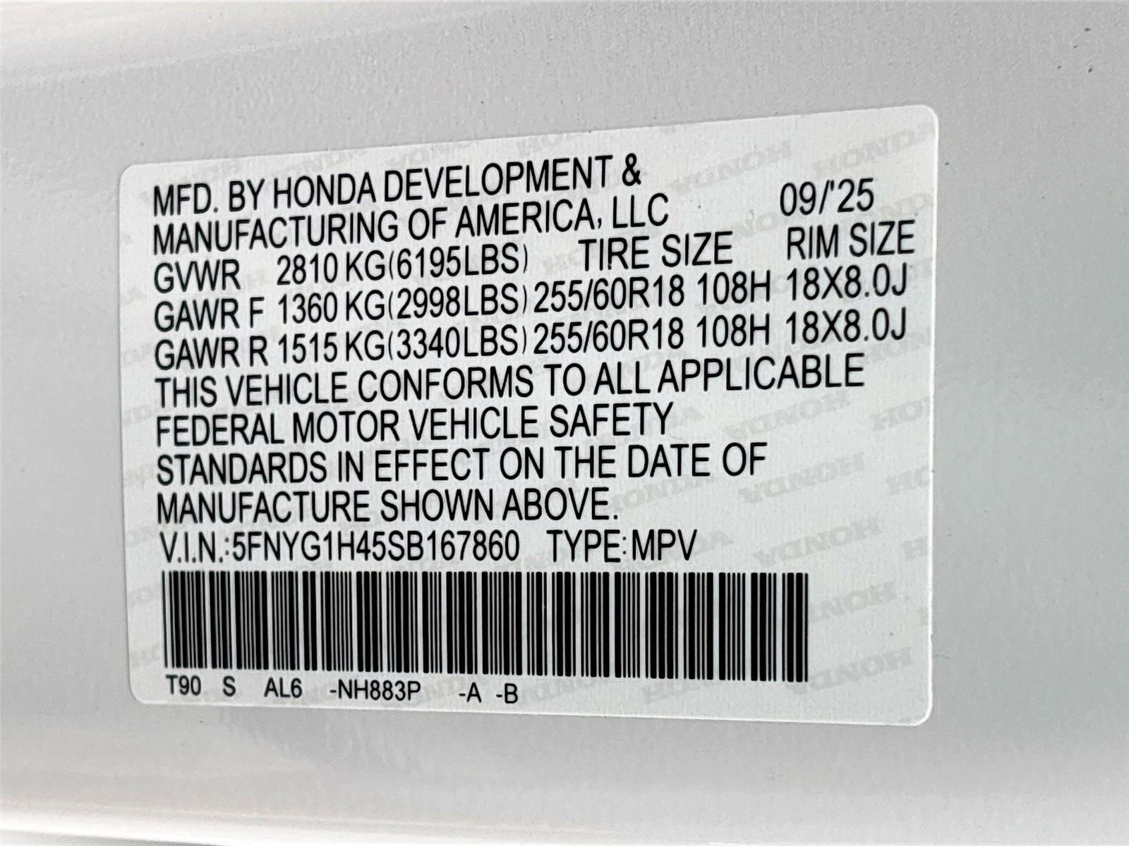 2025 Honda Pilot EX-L