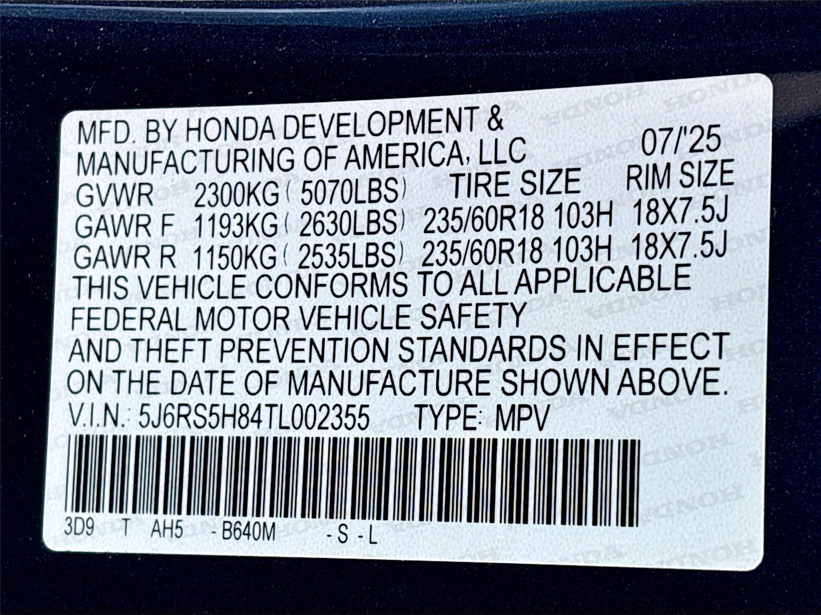 2026 Honda CR-V Hybrid Sport-L