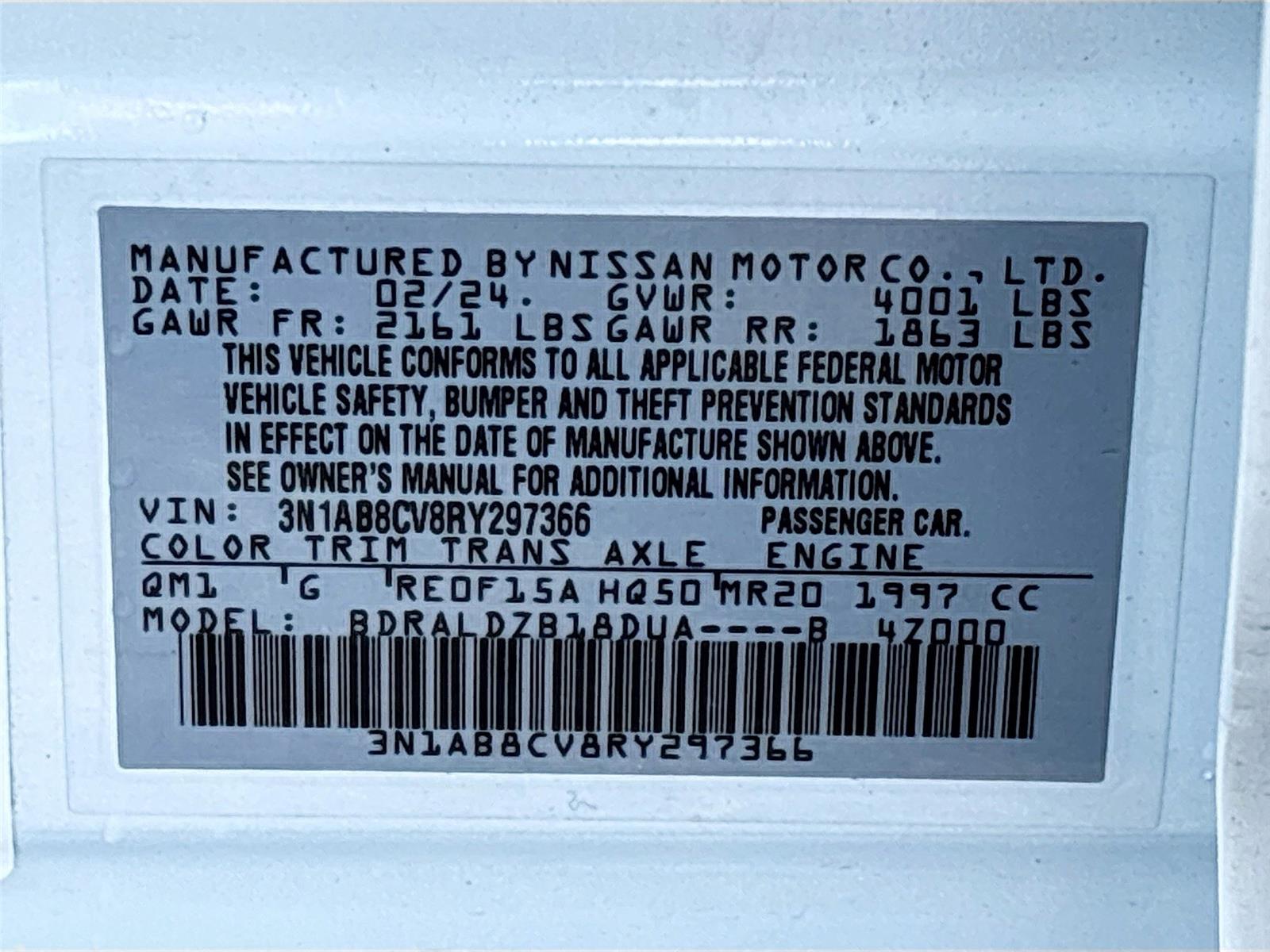 2024 Nissan Sentra SV