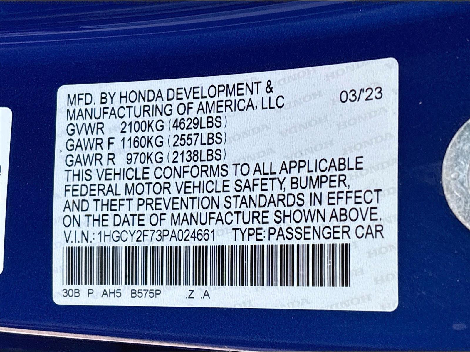 2023 Honda Accord Hybrid Sport-L