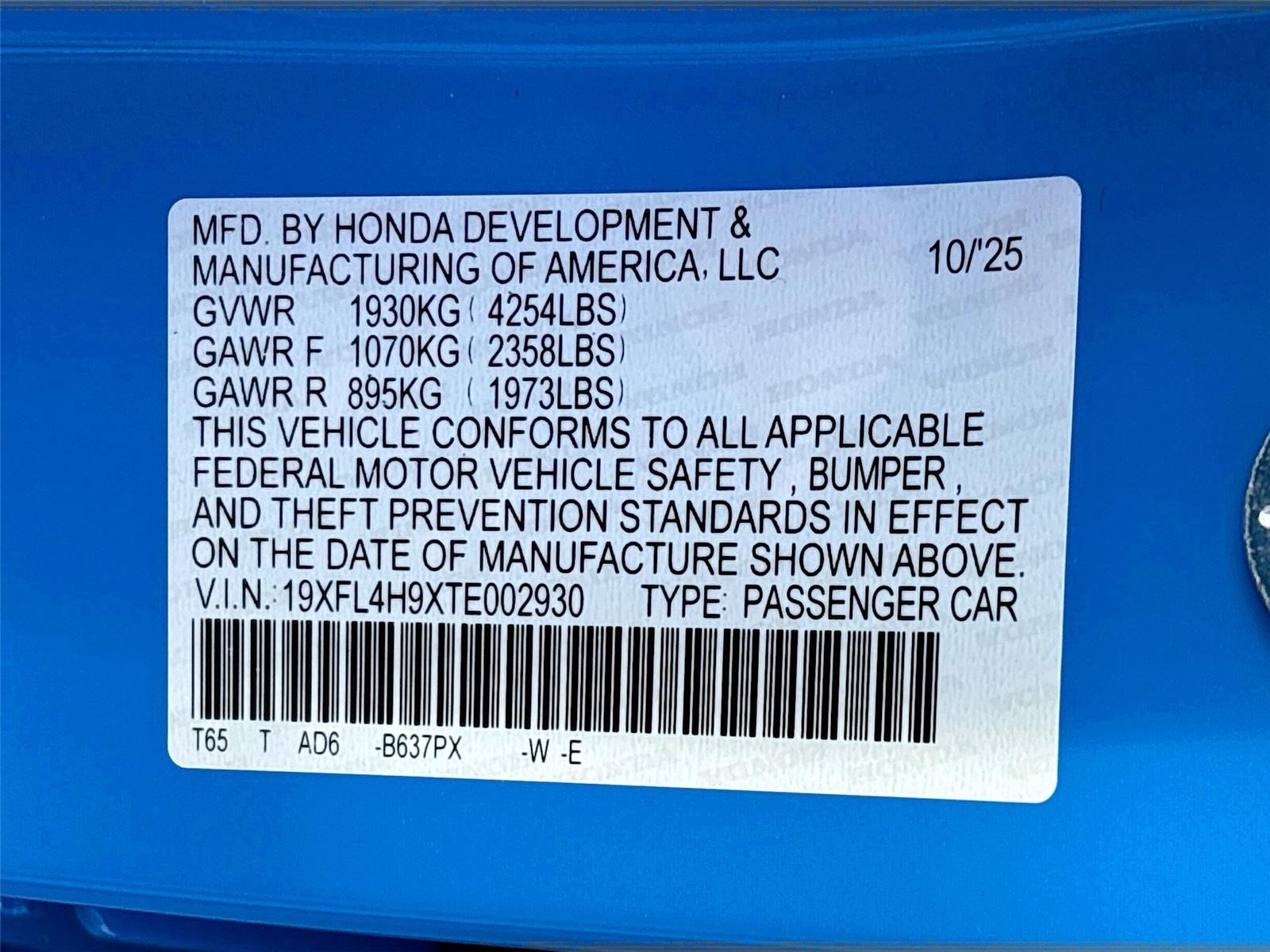 2026 Honda Civic Hybrid Sport Touring